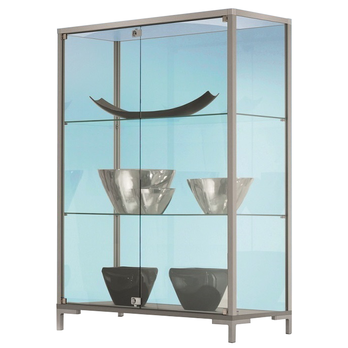 Farbe rot Schaukasten Display Vitrine Produktvitrine Wandvitrine TOP 