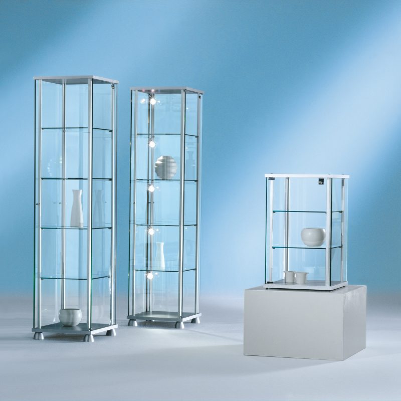 Glasvitrine | Serie Forum | mit und ohne Beleutung